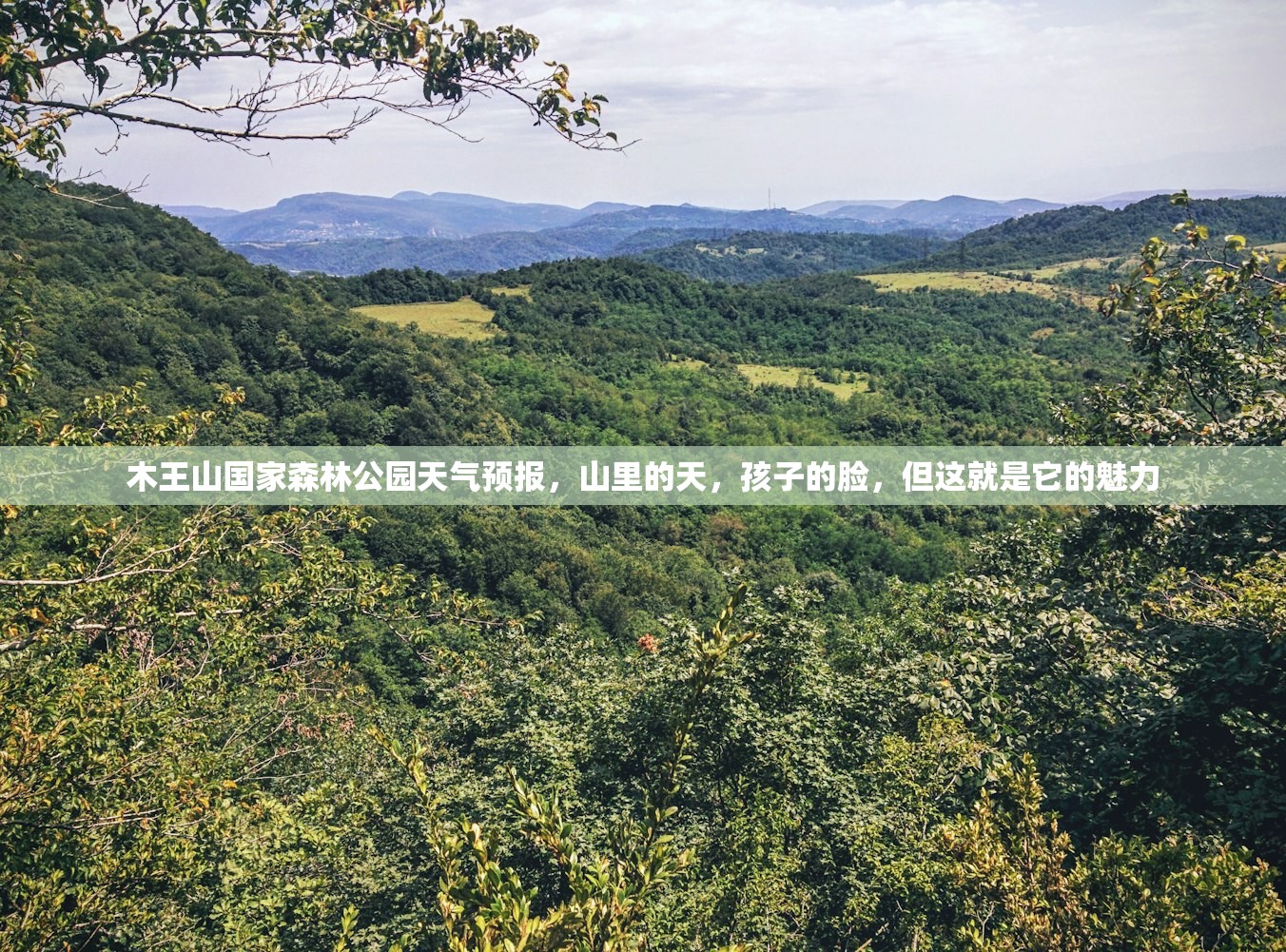 木王山国家森林公园天气预报，山里的天，孩子的脸，但这就是它的魅力